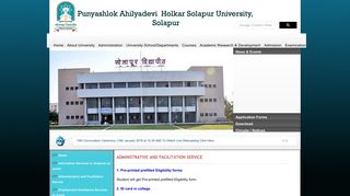 
                            4. eSuvidha - Solapur University