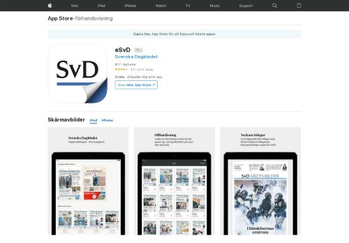 
                            9. eSvD i App Store - iTunes - Apple