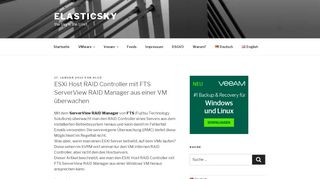 
                            9. ESXi Host RAID Controller mit FTS ServerView RAID Manager aus ...