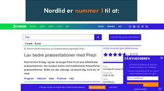 
                            9. Et kommunikationskursus om præsentationsværktøjet Prezi | Kforum