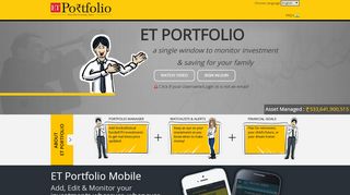 
                            8. ET Portfolio: ET Online Portfolio Management Free Tracking