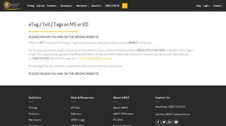 
                            8. eTag / Toll / Tags on M5 or ED - eWAY Australia