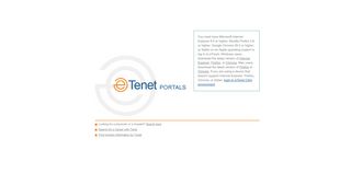 
                            1. eTenet - Physician Portal