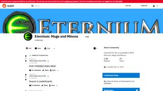 
                            10. Eternium: Mage and Minons - Reddit