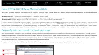 
                            11. ETERNUS SF Software | Fujitsu ETERNUS DX Storage