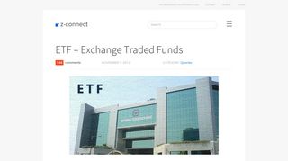
                            2. ETF - Exchange Traded Funds – Z-Connect by Zerodha Z-Connect ...