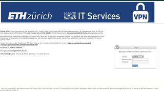 
                            5. ETH web VPN - ETH Zürich