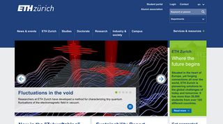 
                            12. ETH Zurich - Homepage | ETH Zurich