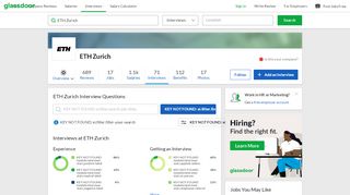 
                            12. ETH Zurich Interview Questions | Glassdoor