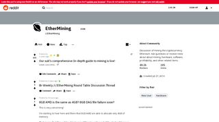 
                            3. EtherMining - Reddit
