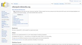 
                            7. etherpad.wikimedia.org - Wikitech