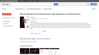 
                            13. Ethical Hacking and Countermeasures: Web Applications and Data Servers