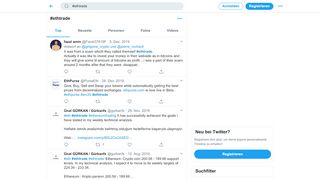 
                            9. #ethtrade hashtag on Twitter