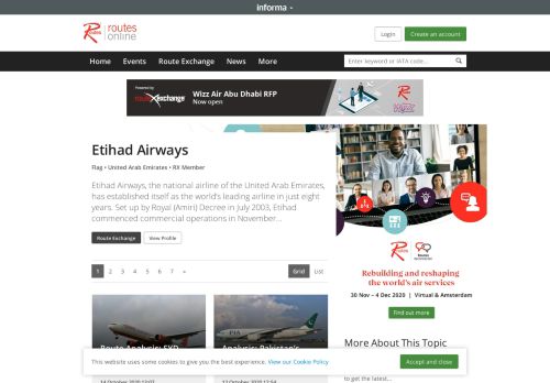 
                            13. Etihad Airways News :: Routesonline