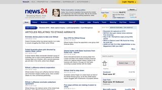 
                            7. etihad airways on News24