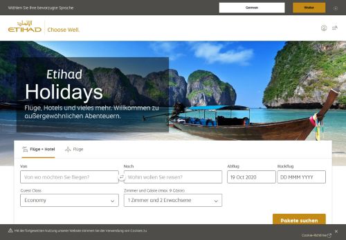 
                            10. Etihad Holidays DE | Book your bespoke Holiday Online