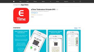 
                            9. eTime Timbratura Virtuale GPS su App Store - iTunes - Apple