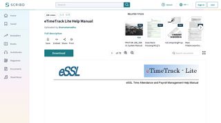 
                            10. eTimeTrack Lite Help Manual | Databases | Password - Scribd