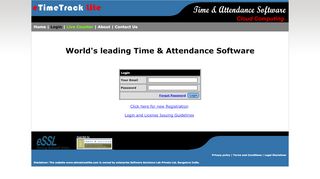 
                            4. eTimeTrack Lite: Login - We are leading provider of Free Time ...