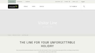 
                            6. Etisalat UAE | Visitor Line