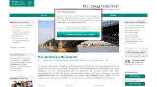 
                            9. ETL Krieger & Kollegen – Ihr Steuerberater in 55252 Mainz-Kastel