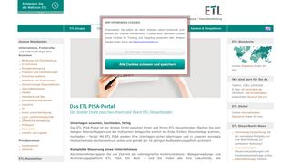 
                            2. ETL PISA-Portal – Unterlagen einfach, bequem und sicher archivieren