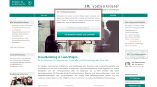 
                            10. ETL Vögtle & Kollegen – Ihr Steuerberater in 79194 Gundelfingen