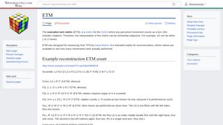 
                            13. ETM - Speedsolving.com Wiki