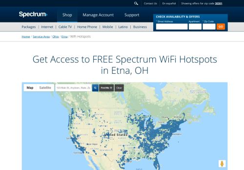 
                            8. Etna, OH - FREE Wifi Hotspots | Charter Spectrum