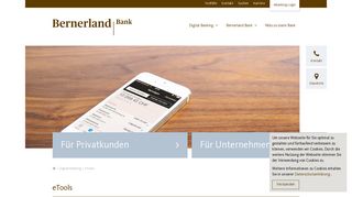 
                            4. eTools - Bernerland Bank