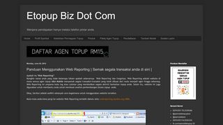 
                            13. Etopup Biz Dot Com: Panduan Menggunakan Web ...
