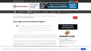 
                            5. Etoro Login: ecco la procedura da seguire - Brokerforex.it