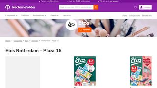 
                            6. Etos Plaza Rotterdam folder winkel en openingstijden - Reclamefolder.nl