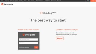 
                            3. eTrading Demo: a Multi-Asset Platform for all Traders | Swissquote