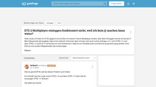 
                            9. ETS 2 Multiplayer einloggen funktioniert nicht, weil ich kein ...