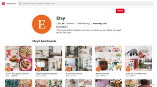 
                            10. Etsy (etsy) on Pinterest