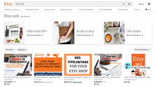 
                            2. Etsy rank | Etsy