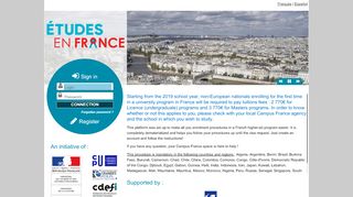 
                            1. Etudes en France - Études en France