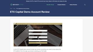 
                            4. ETX Capital Demo Account Review (Updated 2019) - BrokerNotes