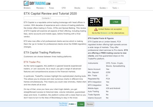 
                            5. ETX Capital - Must Read Review For New Investors And Traders