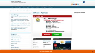 
                            7. EU Casino mobil - So spielt sich die neue App