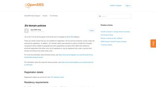 
                            5. .EU domain policies – OpenSRS Help & Support