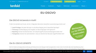 
                            12. EU-DSGVO Strafen | Personenbezogene Daten schützen | tenfold