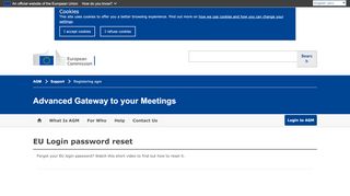 
                            6. EU Login password reset - European Commission