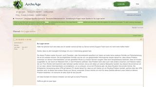 
                            3. Eu Login server - The Official ArcheAge Forums