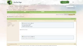 
                            6. EU login servers down - Page 3 - The Official ArcheAge Forums