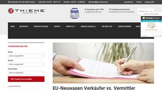 
                            9. EU-Neuwagen Verkäufer vs. Vermittler | Auto Thieme