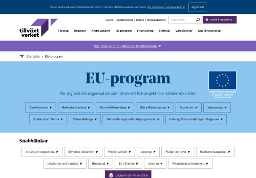 
                            11. EU-program - Tillväxtverket