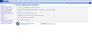 
                            4. EudraCT Public Results Documentation page