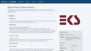 
                            5. Eugen-Kaiser-Schule (Hanau) | mein-schulwegweiser.de